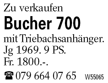 Bucher 700
