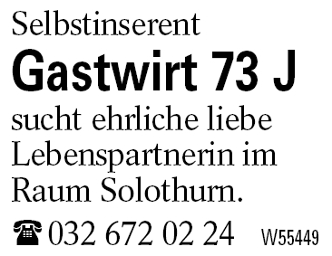 Gastwirt 73 J