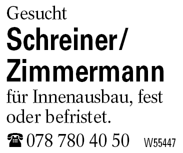 Schreiner/Zimmermann