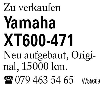 Yamaha XT600-471