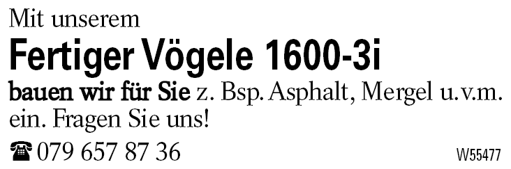 Fertiger Vögele 1600-3i