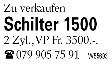 Schilter 1500