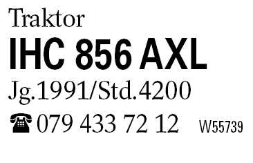 IHC 856 AXL