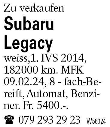 Subaru              Legacy