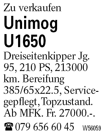 Unimog U1650