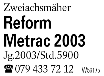 Reform            Metrac 2003
