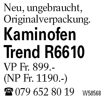 Kaminofen Trend R6610