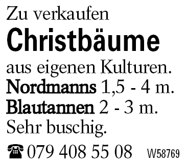 Christbäume