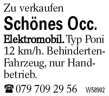 Schönes Occ.