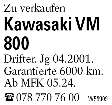 Kawasaki VM 800