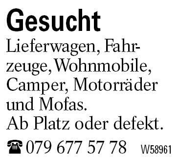 Gesucht