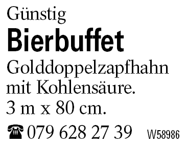 Bierbuffet