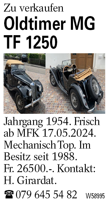 Oldtimer MG TF 1250