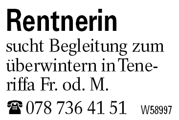 Rentnerin