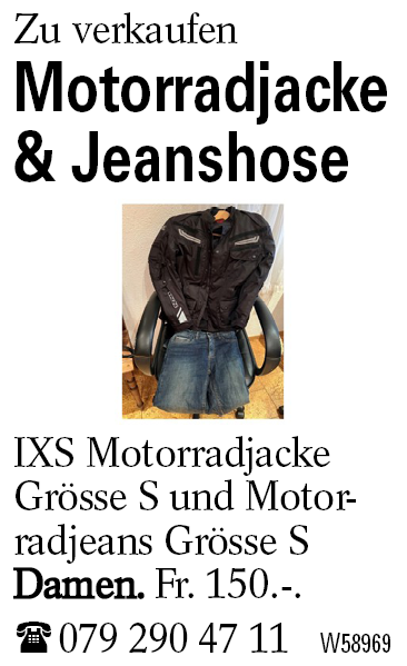 Motorradjacke & Jeanshose