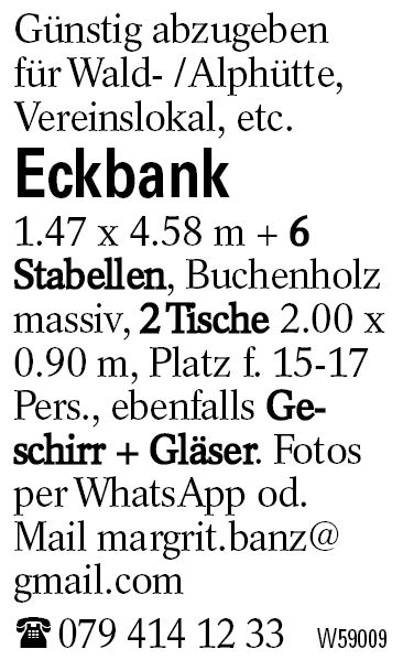 Eckbank