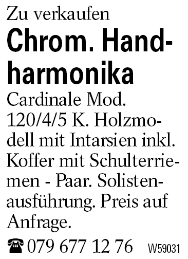 Chrom. Handharmonika