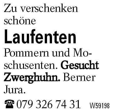 Laufenten