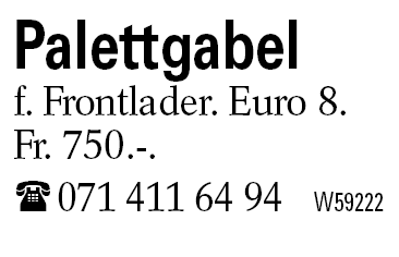 Palettgabel