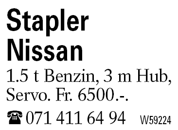 Stapler           Nissan