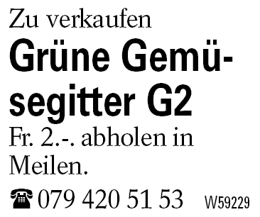 Grüne Gemüsegitter G2