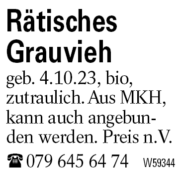 Rätisches Grauvieh