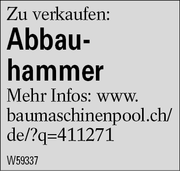 Abbau-      hammer