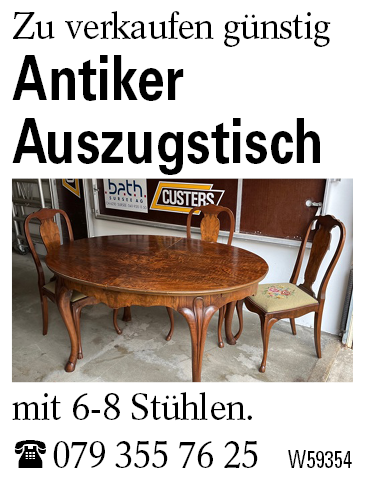 Antiker         Auszugstisch