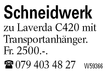 Schneidwerk