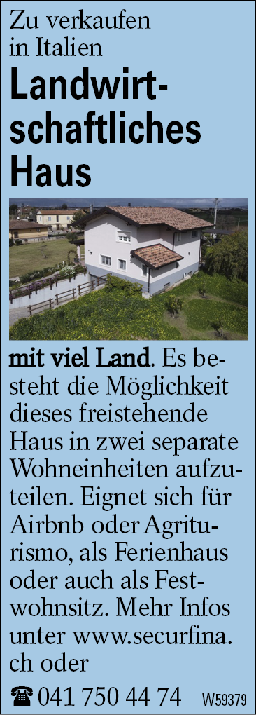 Landwirtschaftliches Haus