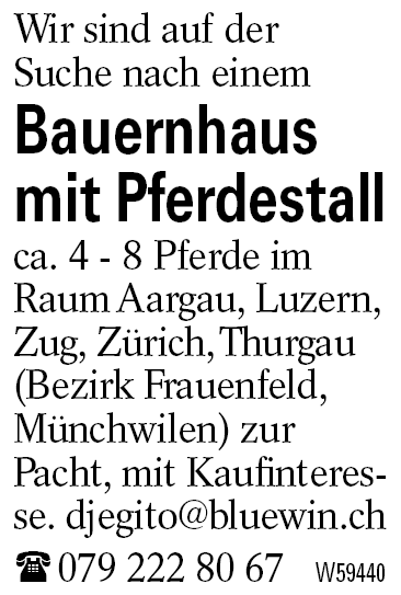 Bauernhaus mit Pferdestall