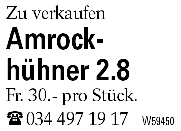 Amrock-      hühner 2.8