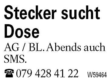 Stecker sucht Dose