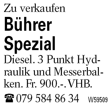 Bührer               Spezial