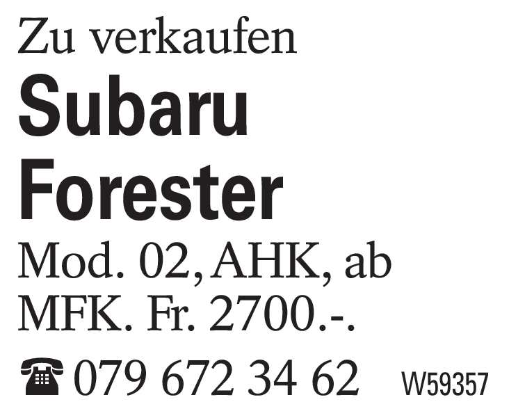 Subaru              Forester