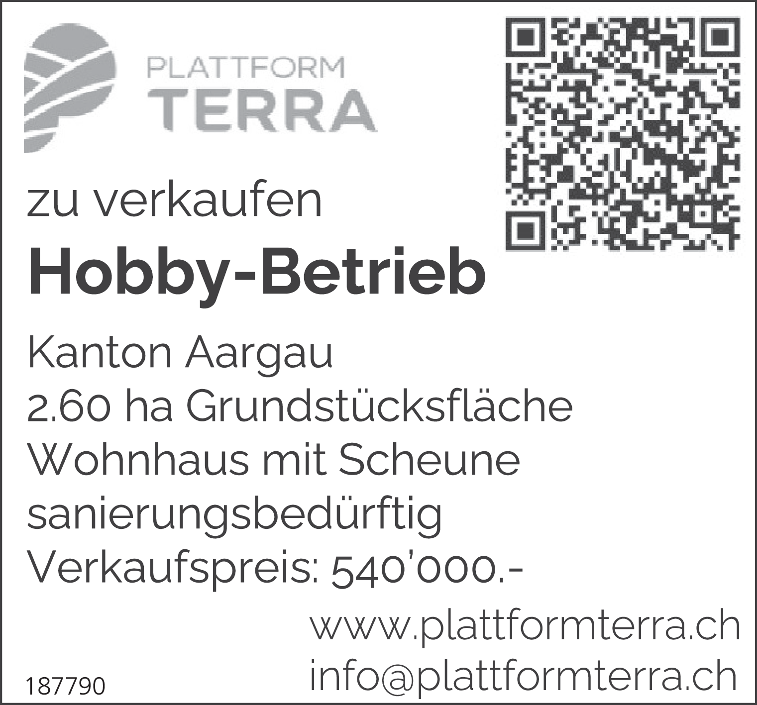 Hobby-Betrieb