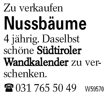 Nussbäume