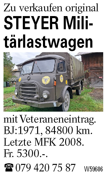 STEYER Militärlastwagen