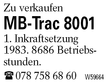 MB-Trac 8001