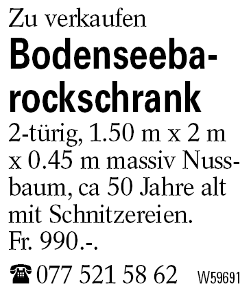 Bodenseebarockschrank