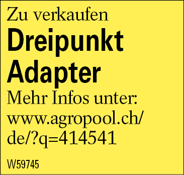 Dreipunkt Adapter