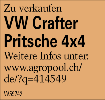 VW Crafter Pritsche 4x4