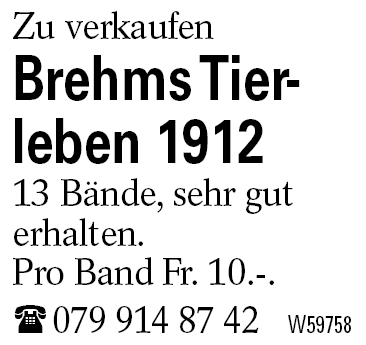 Brehms Tierleben 1912