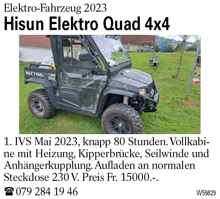 Hisun Elektro Quad 4x4