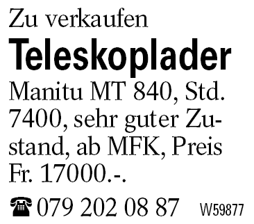 Teleskoplader