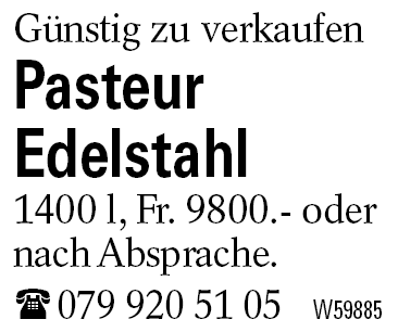 Pasteur      Edelstahl