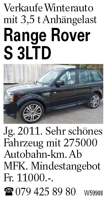 Range Rover S 3LTD