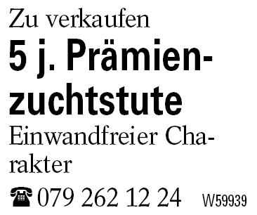 5 j. Prämienzuchtstute