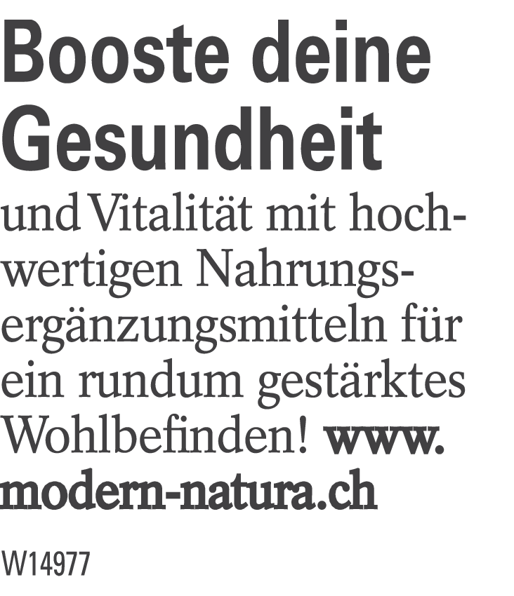 Booste deine Gesundheit