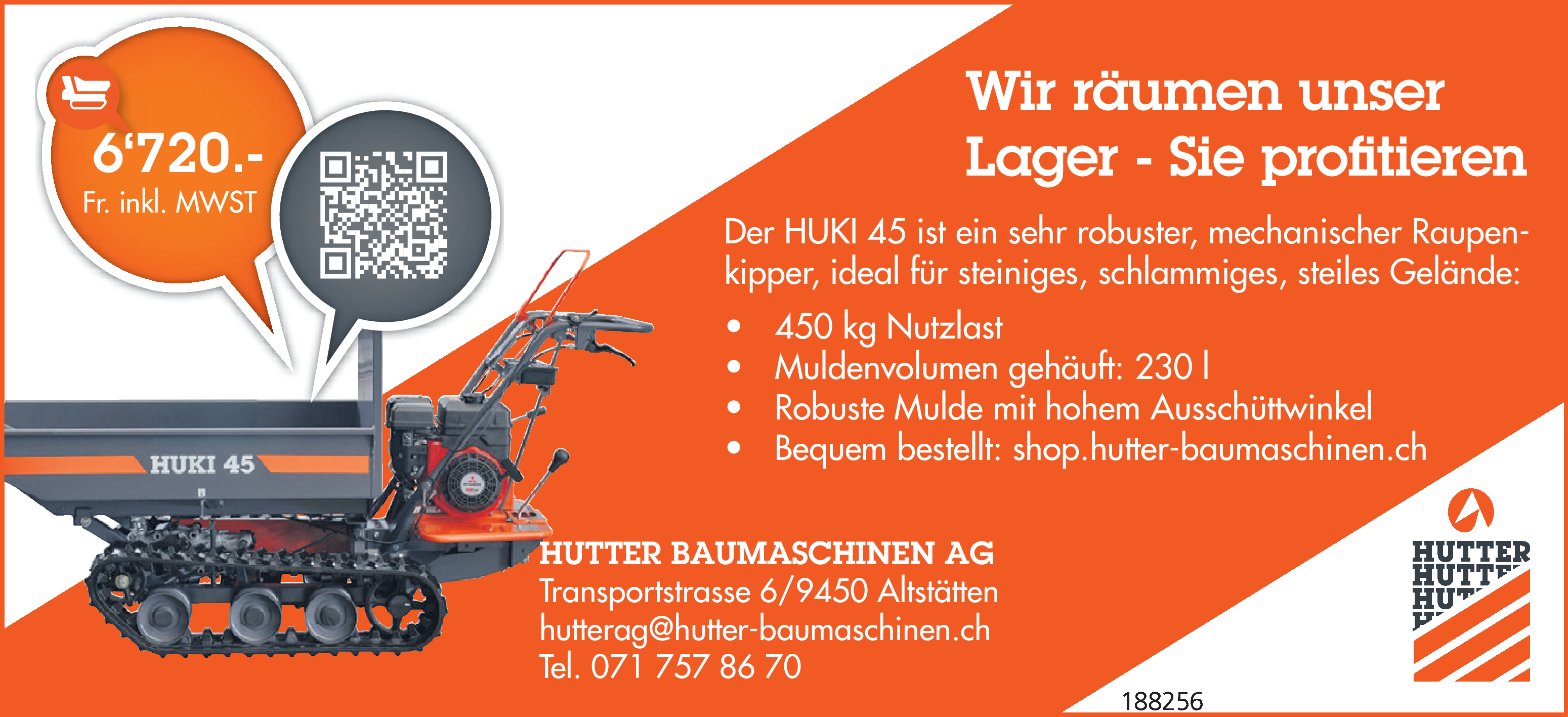 HUKI 45/Wir räumen unser Lager